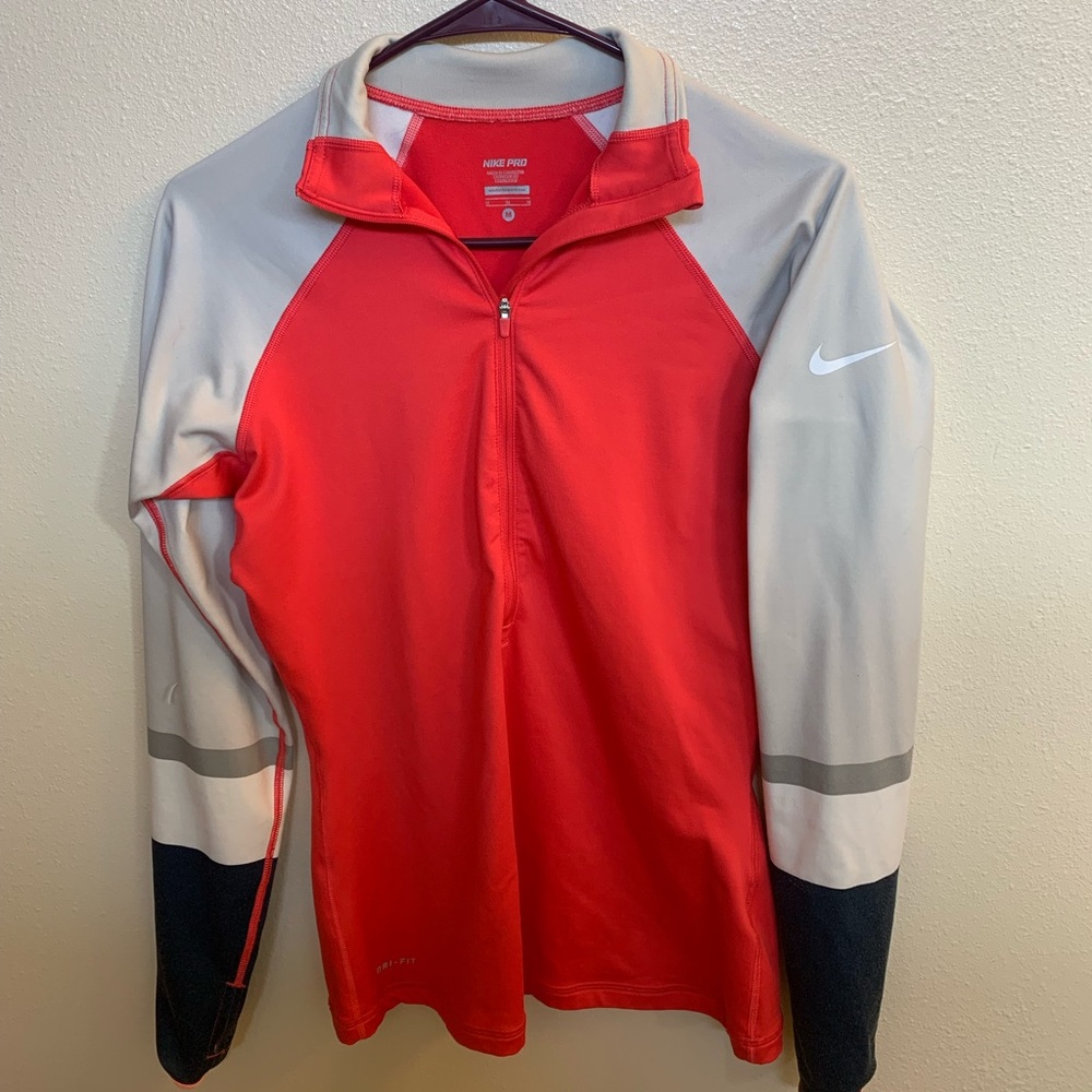 Nike quarter zip up. Multi color. Size medium